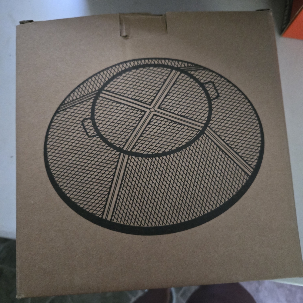 Round Metal Mesh Fire Pit Cover